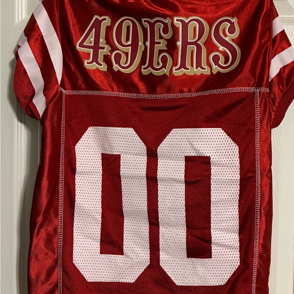 NWT NFL 49ers Red Dog Jersey